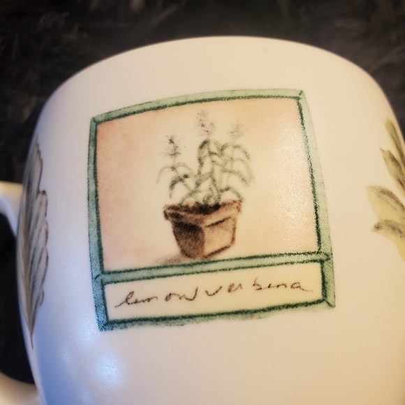 Portfolio By Pfaltzgraff Naturewood Gardening Footed Mug 1 Ib 5"×3" - Picture 5 of 10